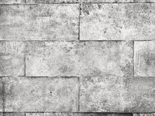 Old vintage retro style bricks wall for abstract brick background and texture.