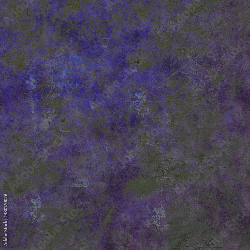Purple watercolor paint rusted metal background