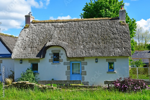 Ploneour Lanvern; France - may 16 2021 : village