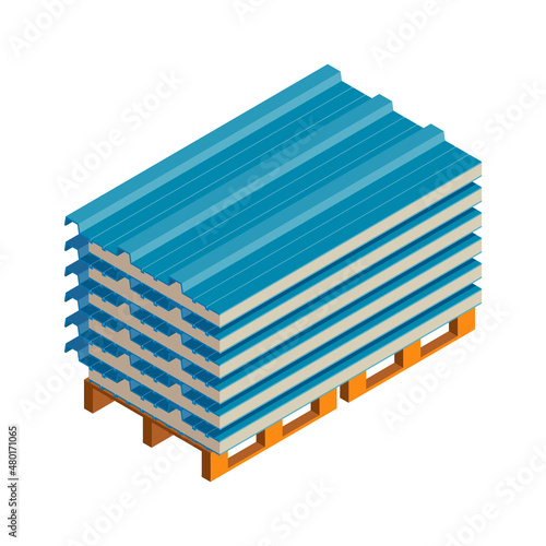 Sandwich Panels Icon