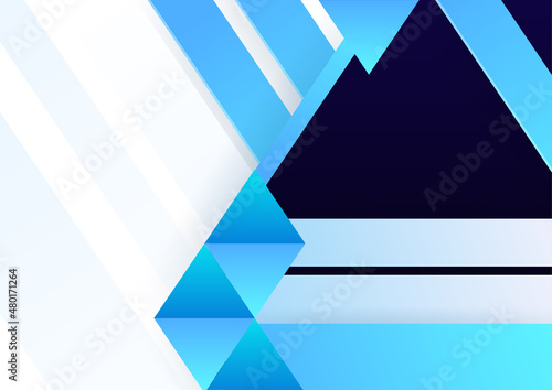 Minimalism Corporate blue colorful abstract cover design template