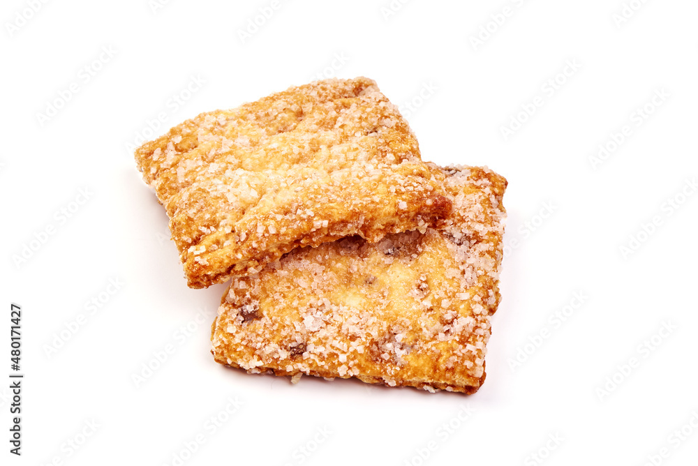 Sugar cookies, isolated on white background. Sugar cookies, isolated on white background.