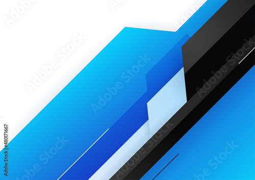 Minimalism Corporate blue colorful abstract cover design template