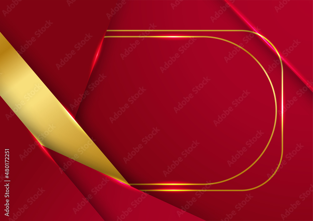 Modern annual repot red gold colorful abstract cover design template Modern annual repot red gold colorful abstract cover design template