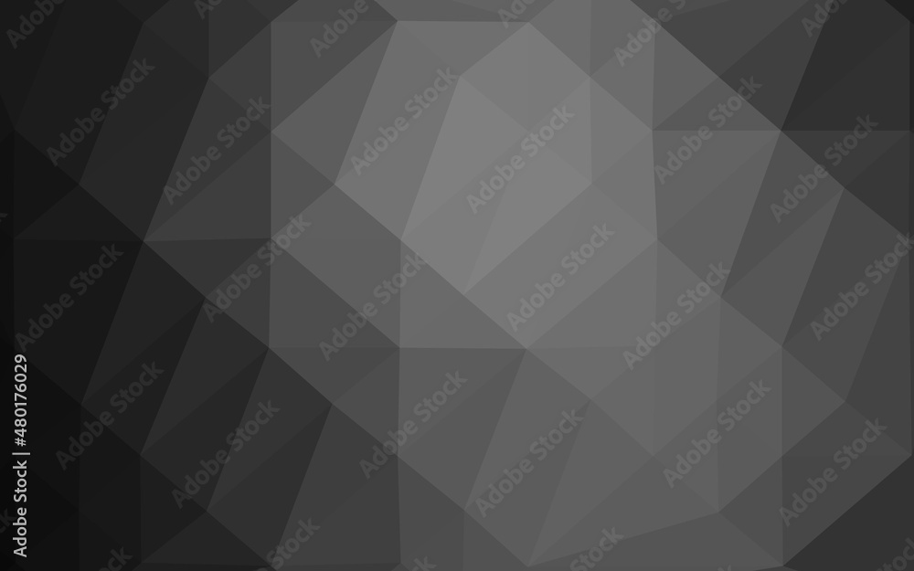 Light Silver, Gray vector shining triangular background. Light Silver, Gray vector shining triangular background.