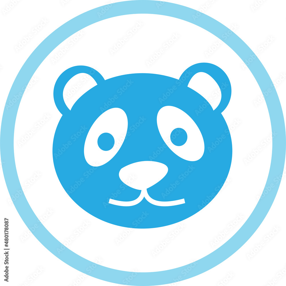 Panda icon Cartoon character cute design Panda icon Cartoon character cute design