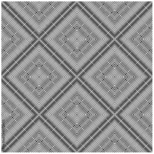 Black and white ethnic pattern with symmetrical elements . Abstract geometric pattern. Simple monochrome ornamental background. 