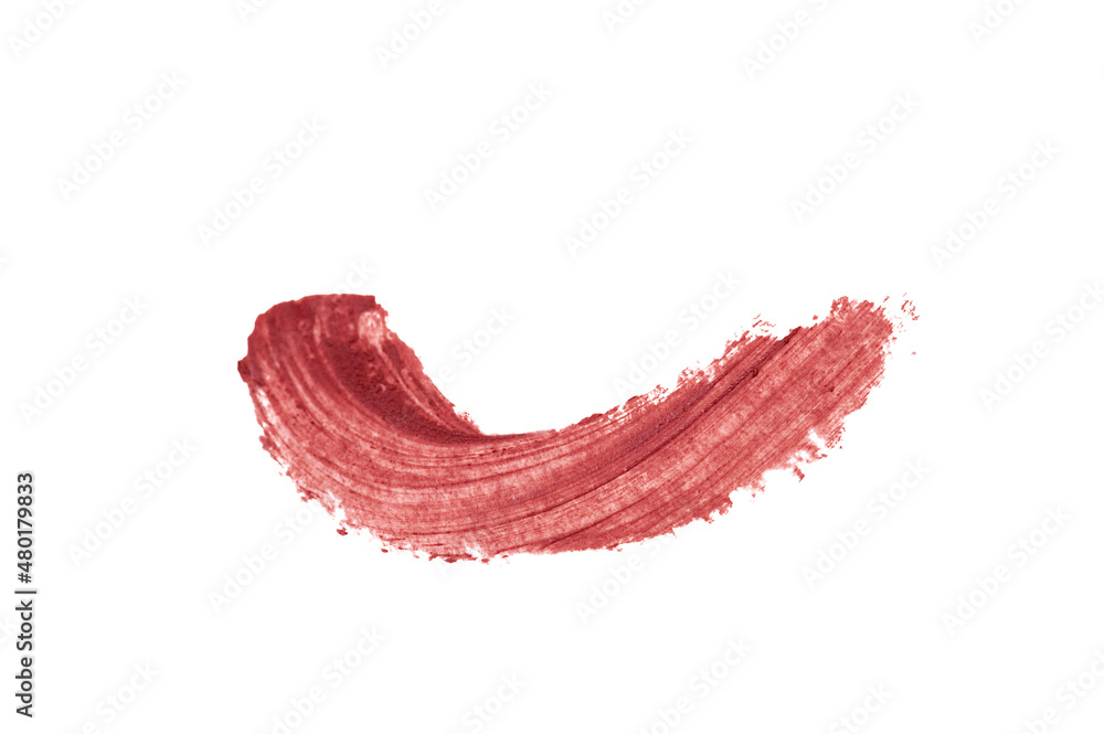 Smear for lipstick isolated on white background. Smear for lipstick isolated on white background.