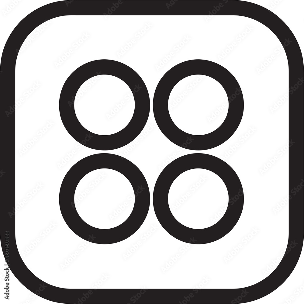 App menu icon sign symbol design App menu icon sign symbol design
