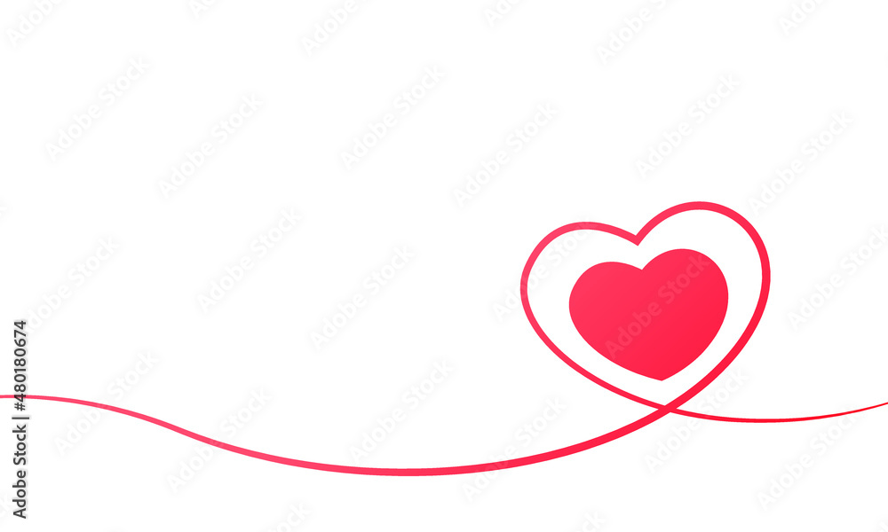 heart love concept. heart symbols for pattern, wallpaper, background, banner, label, card, cover, etc vector design.
