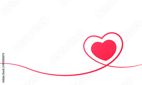 heart love concept. heart symbols for pattern, wallpaper, background, banner, label, card, cover, etc vector design. 