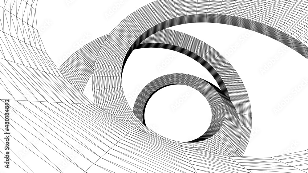 Naklejka premium abstract 3d background