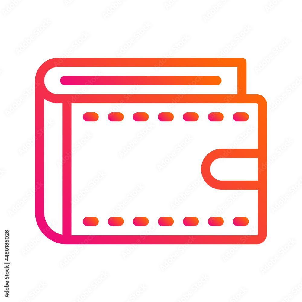 Wallet Vector Icon Design Illustration