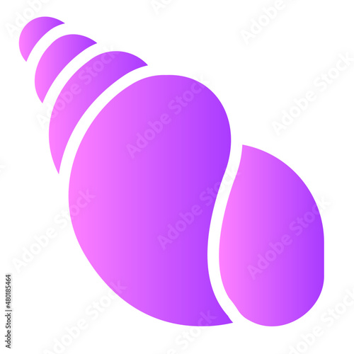 sea snail gradient icon