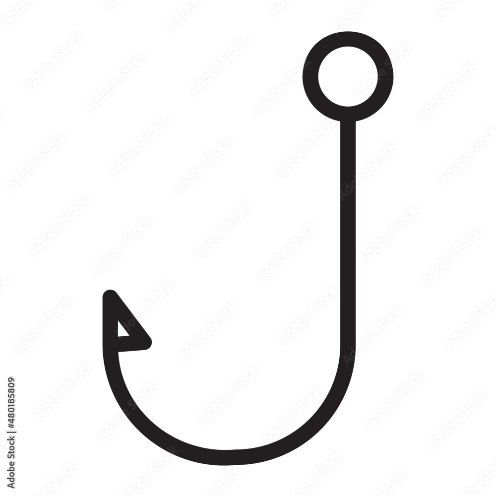 hook glyph icon hook glyph icon