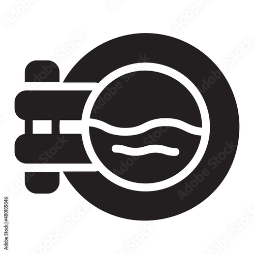 porthole glyph icon