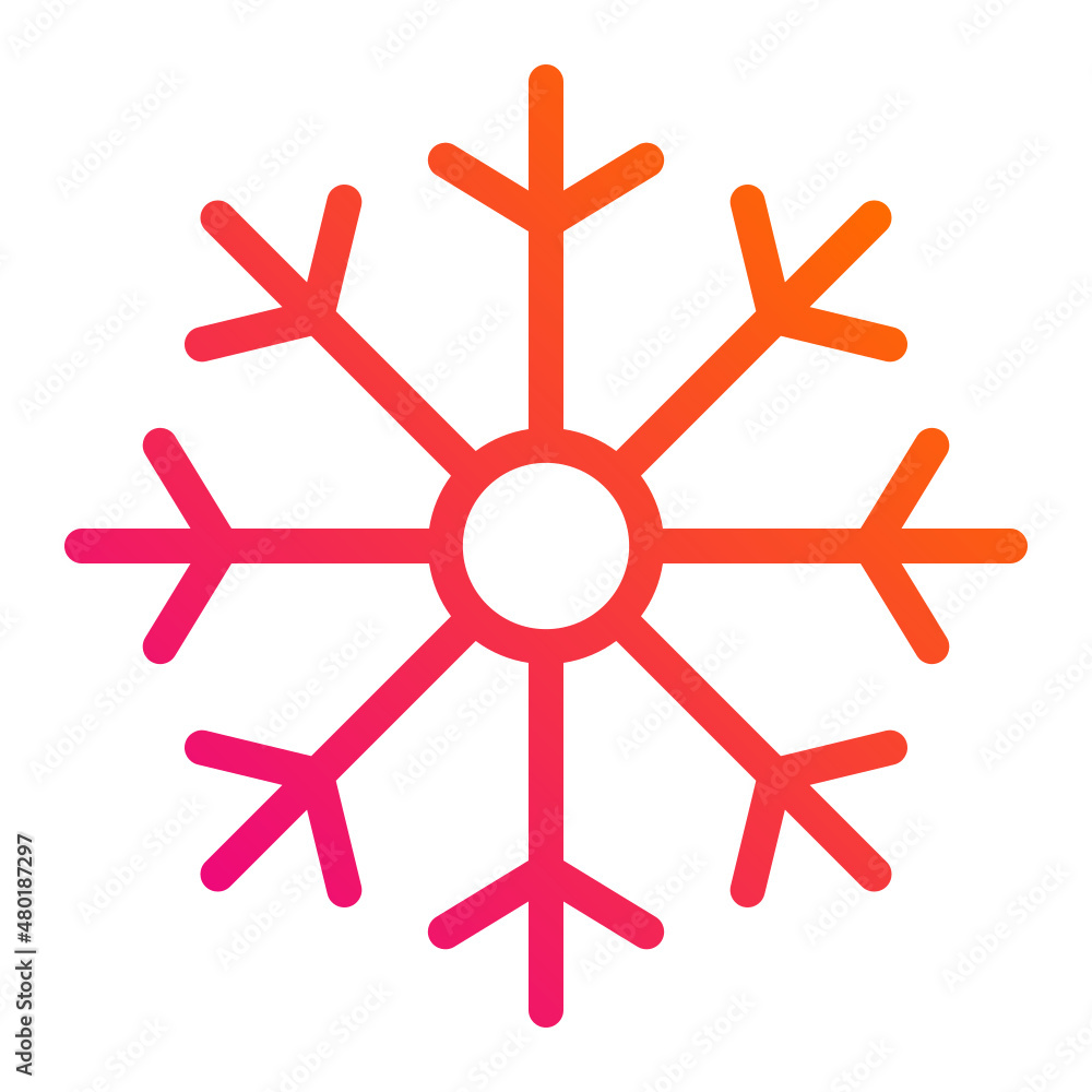 Snow Flake Vector Icon Design Illustration Snow Flake Vector Icon Design Illustration