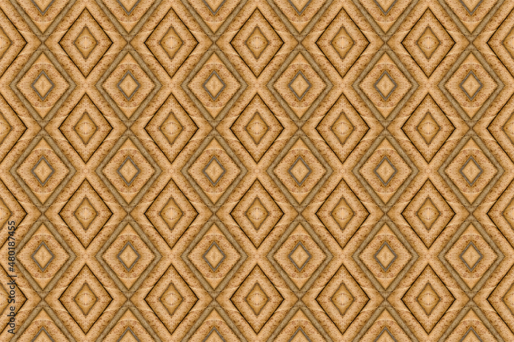 Seamless creamy wafer rolls pattern for use background Seamless creamy wafer rolls pattern for use background