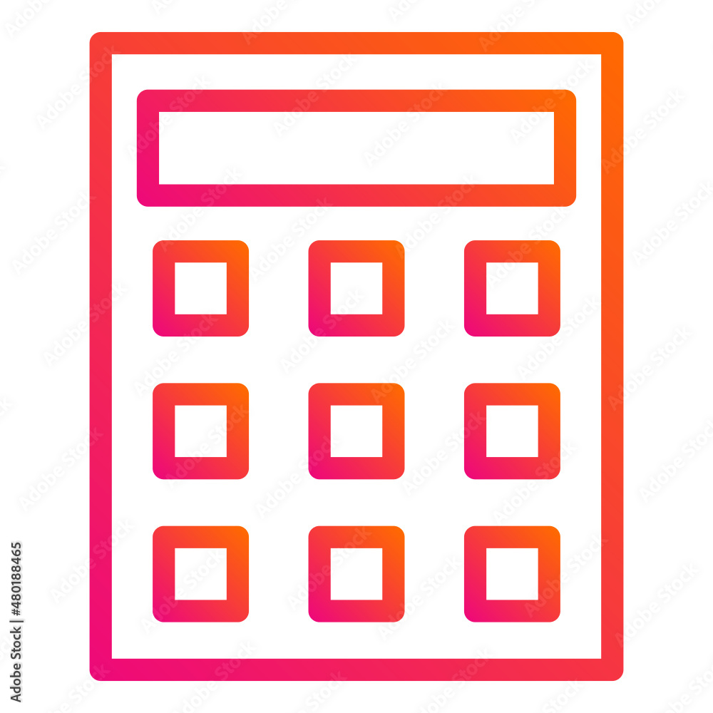 Calculator Vector Icon Design Illustration Calculator Vector Icon Design Illustration