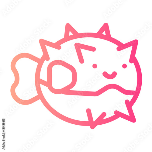 blowfish gradient icon