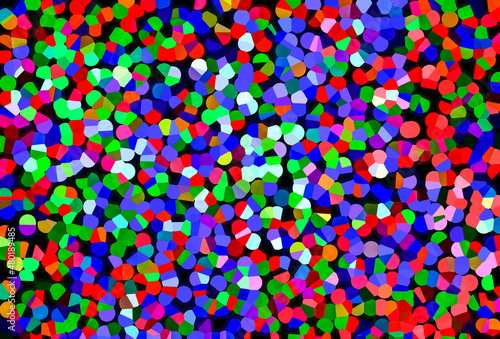 Illustration, Colorful crystalize graphic background