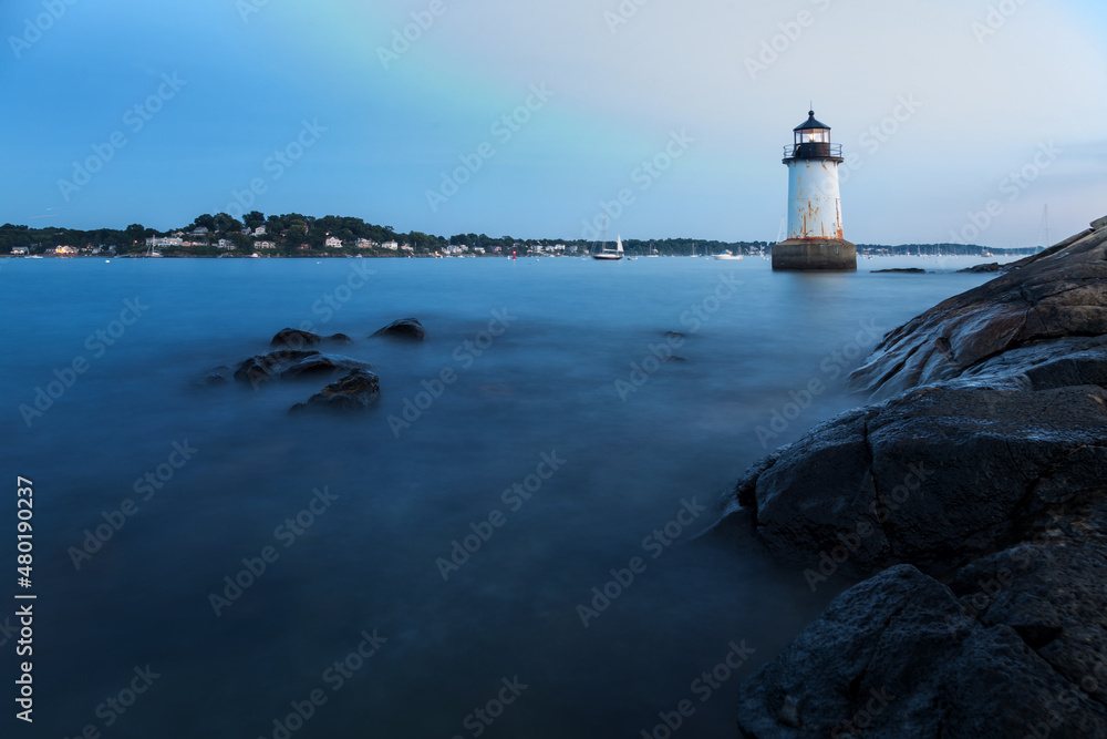 Winter Island Light in Salem, Massachusetts