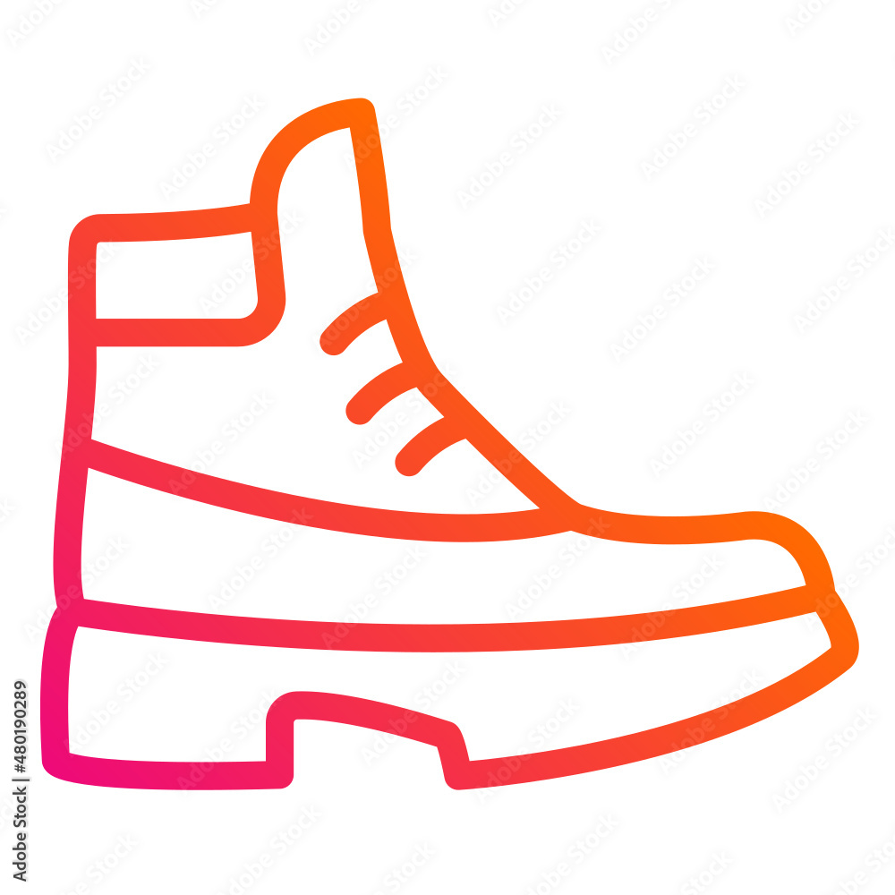 Boots Vector Icon Design Illustration Boots Vector Icon Design Illustration