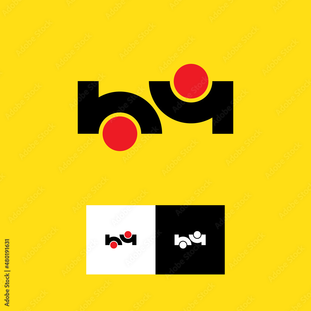 Letter H and H-Y logo design vector