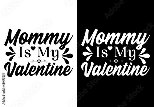 Happy Valentine's Day Typography T-Shirt Design.File Included:♦ 1 AI File ♦ 1 EPS File ♦ 1 SVG File ♦ 1 JPEG File ♦ 2 PNG File = Black & White color (300dpi) ♦ 4500 pixels x 5400 pixels File