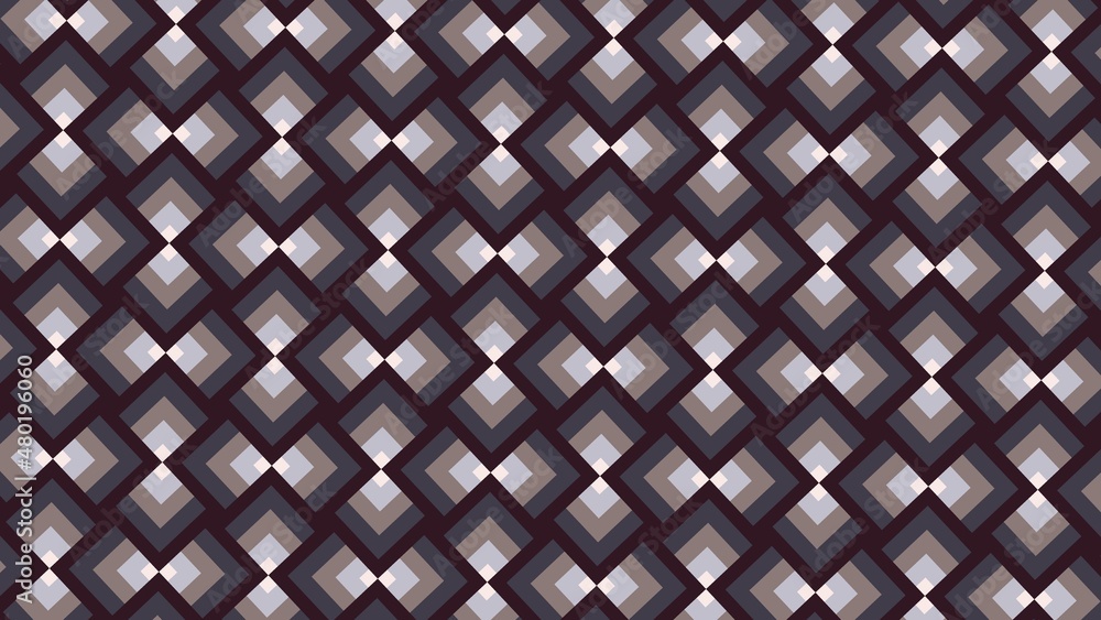 Fototapeta premium Minimalist geometric seamless pattern. Simple colorful background swatch. Abstract modern textures. Endless texture for wallpaper, pattern fills, web page background, surface textures.