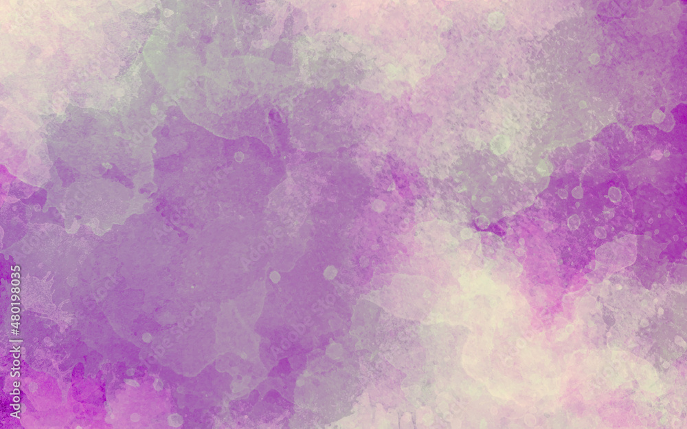 abstract watercolor background texture abstract watercolor background texture Cold colors of purple and pink on paper texture border color splash design, abstract vintage paint spatter background.