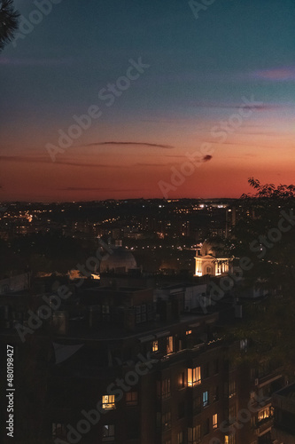 view of the city on a sunset © Manuela Martin