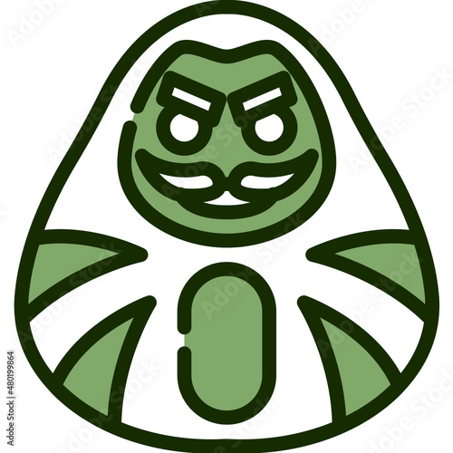 daruma one color icon