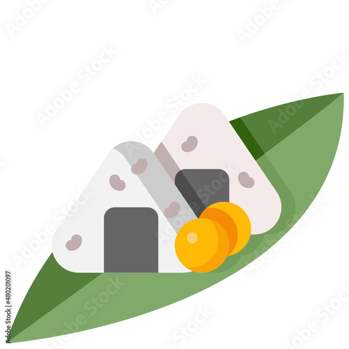 onigiri flat icon