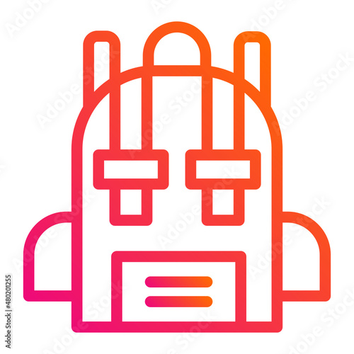 Bagpack Vector Icon Design Illustration