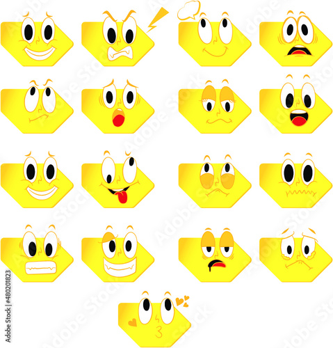 set of smiles (sevimli emoji seti)