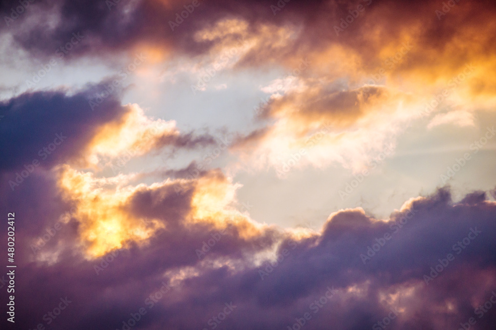 Obraz premium Sunset clouds