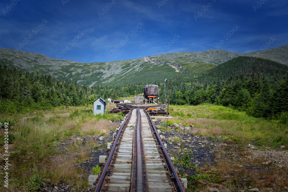 Railway to Mount Washington in New Hampshire Railway to Mount Washington in New Hampshire