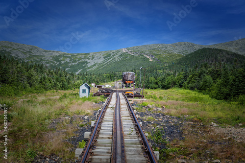 Railway to Mount Washington in New Hampshire