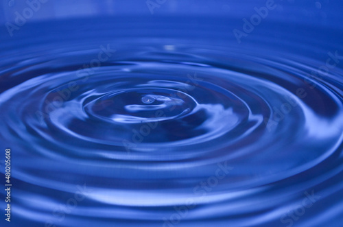 blue liquid waves