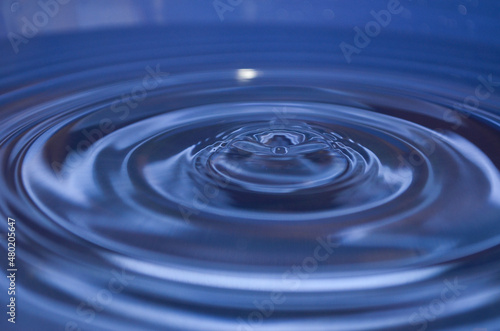 blue liquid waves