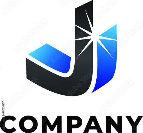 Initial Letter J Alphabet I Business logo