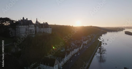 Wallpaper Mural Aerial shot of the castle of Chaumont-sur-Loire in the french Loire Valley. It is one of the most beautiful piece of architecture from France. Torontodigital.ca