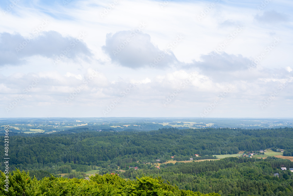 Heaven over beautiful forests in Kaszuby. Heaven over beautiful forests in Kaszuby.