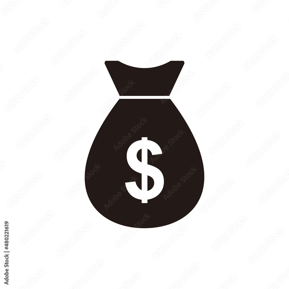 money bag icon vector sign symbol money bag icon vector sign symbol