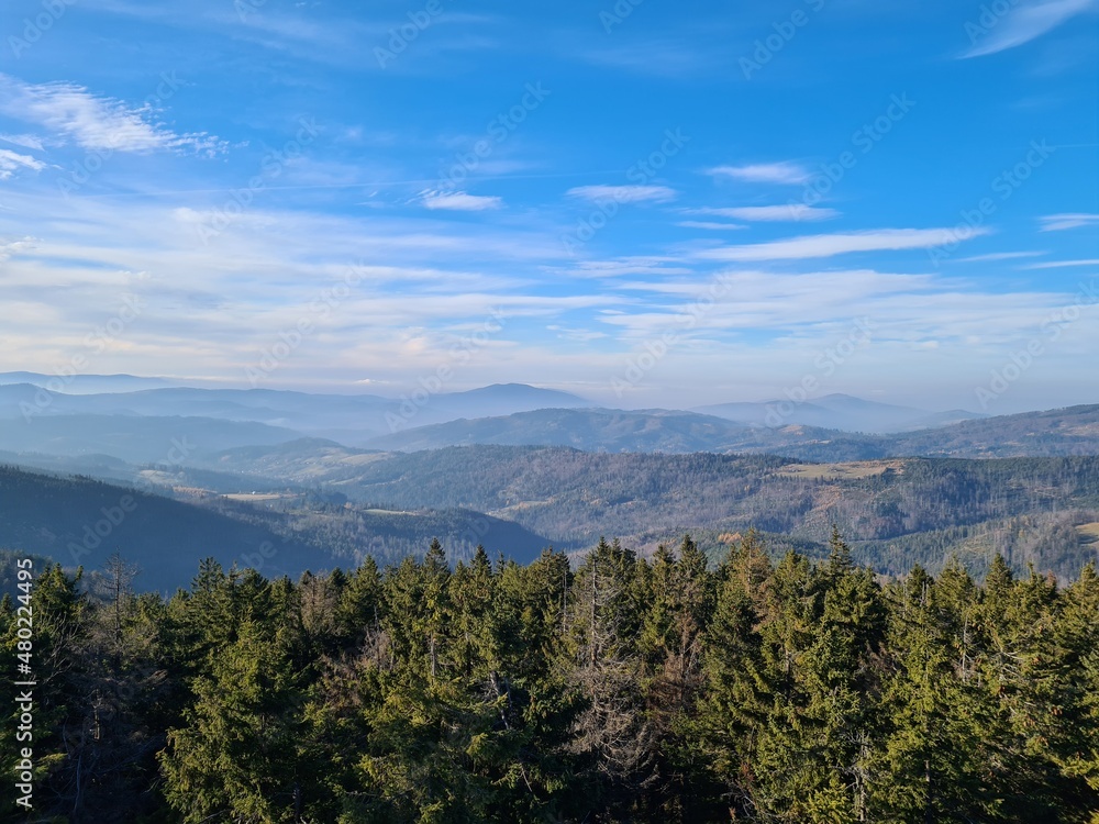 Beskid Śląski w listopadzie-1