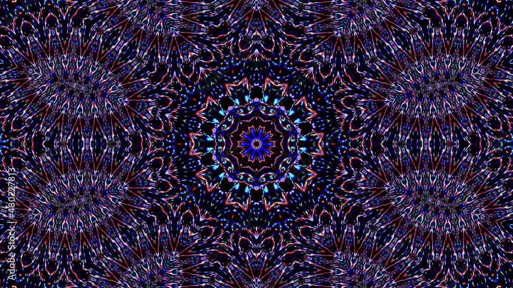 Beautiful abstract kaleidoscope that shines, a radiant light that regulates the subtle movements Beautiful abstract kaleidoscope that shines, a radiant light that regulates the subtle movements