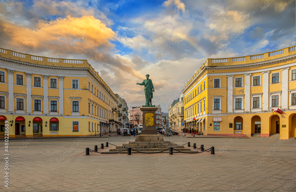Fototapeta premium Monument to Duc de Richelieu