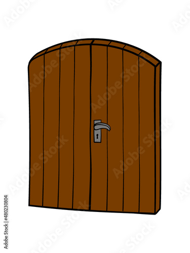 Tür aus Holz 