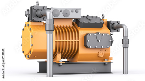 Photography Reciprocating refrigeration compressor